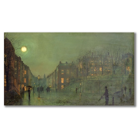 John Grimshaw 'View Of Hampstead' Canvas Art,18x32